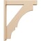 Ekena Millwork 5 1/2-in W x 28-in D x 34-in H Balboa Block Rough Cedar Woodgrain TimberThane Outlooker, Primed Tan OUTUR055X28X34BOA44RCPR - alternate 5